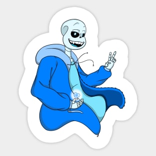 Gaster Industries: Half Sans 1 Sticker